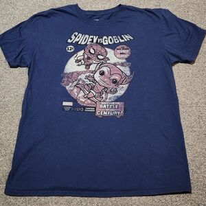 Funko Navy Blue Spidey Vs. Goblin T-shirt